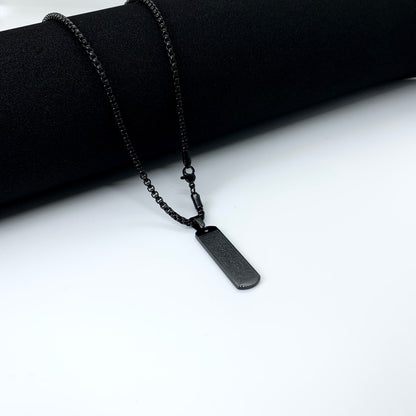 Ayat-Al-Kursi Black Pendent With Chain